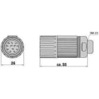 SICK - SIK6027538 DOS-2312-G CONNECTOR FEM M23 12P.ST