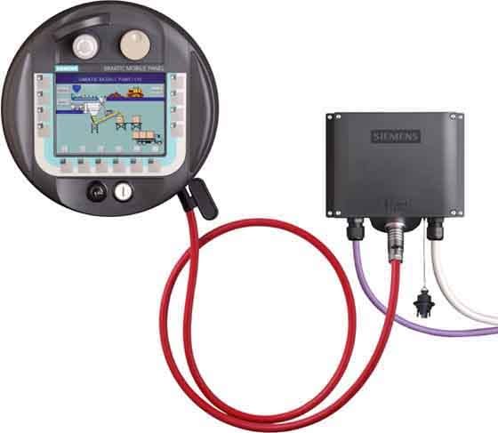 SIEMENS - SIE6XV14404AN10 cavo di collegamento DP per Mobile Panels (MPI/PROFIBUS), lunghezza: 10 m, dotazione di fornitura: 1 pz. cavo di collegamento