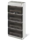 SCAME PARRE SPA - SCA672.7064.1102 CENTRALINO DOMINO 64 DIN + 2 MORSETTIERE