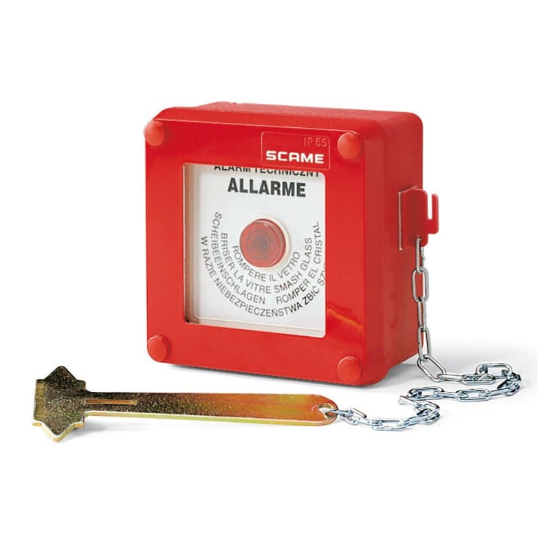 SCAME PARRE SPA - SCA676.35100 CENTRALINO PARETE EMERGENZA C/PULSANTE