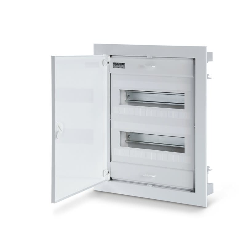 SCAME PARRE SPA - SCA677.2024.1-HW CENTRALINO FILO MURO 2FILE 24DIN 1MORS.