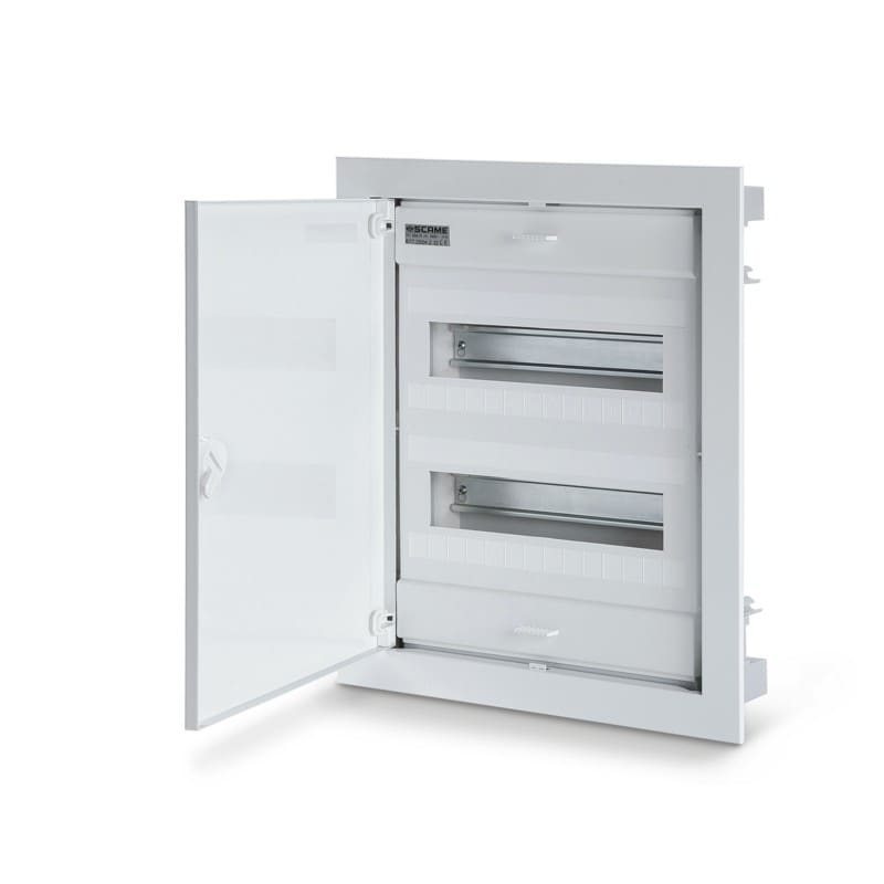 SCAME PARRE SPA - SCA677.2024.1 CENTRALINO FILO MURO 2FILE 24DIN 1MORS.