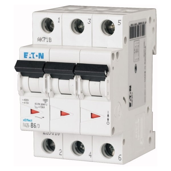 EATON - EAO177440 FAZ6-D4/3 INT. MT 6KA 3P D 4A