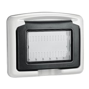 LEGRAND - LEG680633 PLEXO VELA - PLACCA IP55 3M GRIGIA