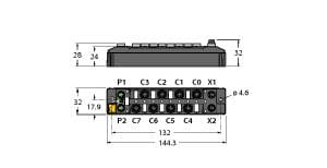 TURCK BANNER SRL - TUK6814034 TBEN-S1-8DIP-D
