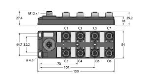 TURCK BANNER SRL - TUK6814102 TBIL-M1-16DXP
