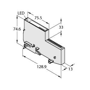 TURCK BANNER SRL - TUK6827226 BL20-E-8DO-24VDC-0.5A-P