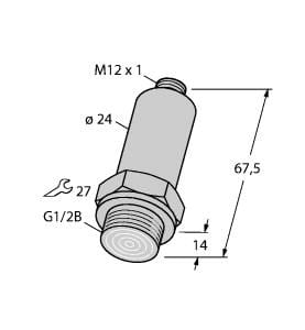 TURCK BANNER SRL - TUK6831554 PT010R-29-LI3-H1140