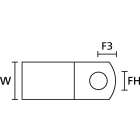 HELLERMANNTYTON Srl - HEE211-10050 P-CLIP ALLUMINIO 8MM ALU5