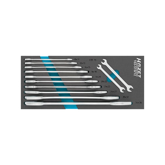 ABC TOOLS SPA - ABCN68581312 ASS. 12 CHIAVI FORCHETTA