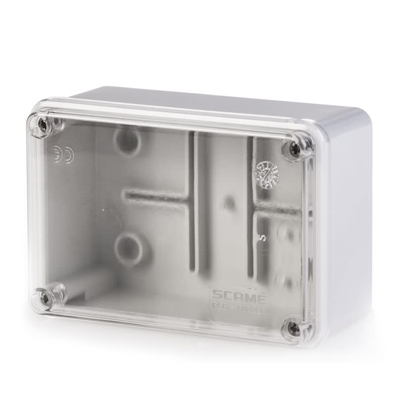 SCAME PARRE SPA - SCA686.225 SCATOLA DER.120X 80 S/PAS IP56 TRASPAR.