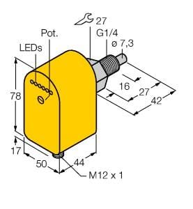 TURCK BANNER SRL - TUK6870082 FCS-G1/4A4P-AP8X-H1141