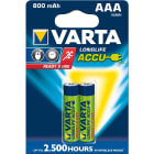 VARTA CONSUMER BATT - VAT56703101402 AAA RECHARGE ACCU POWER X2 (800 MAH)