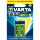 VARTA CONSUMER BATT - VAT56736101402 AA RECHARGE ACCU SOLAR X2 (800 MAH)
