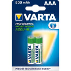 VARTA CONSUMER BATT - VAT58398101402 AAA RECHARGE ACCU PHONE X2 (800 MAH)