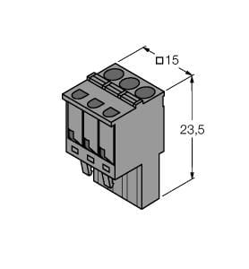 TURCK BANNER SRL - TUK6900475 IM-CC-3X2BU/2BK