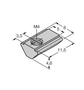 TURCK BANNER SRL - TUK6901039 MN-M5-Q25