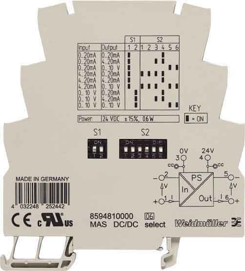 WEIDMULLER - WEI8594810000 MAS DC/DC SELECT