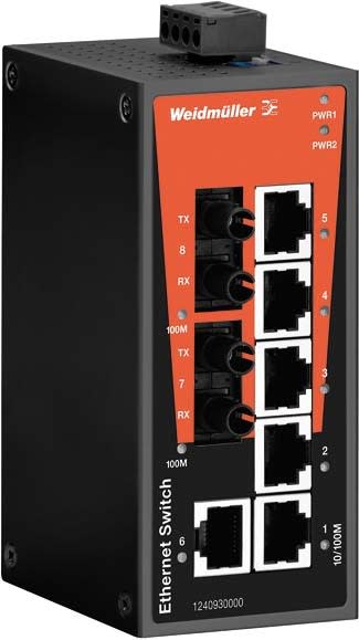WEIDMULLER - WEI1240930000 IE-SW-BL08-6TX-2ST
