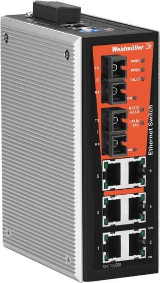 WEIDMULLER - WEI1241020000 IE-SW-VL08MT-6TX-2SCS