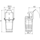 WEIDMULLER - WEI1788540000 HDC 07A KOLU 1M20G