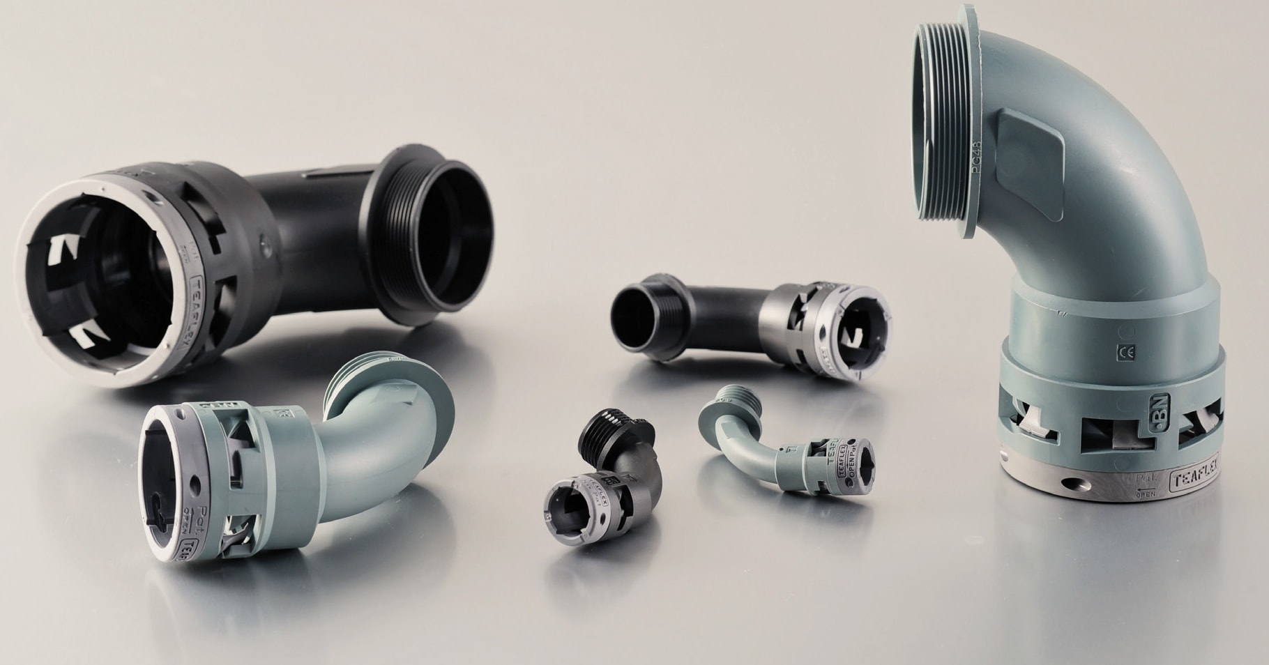 TEAFLEX - TEA6BBN12P13 CURVA 90?IP66 BN12 PG13 NERO