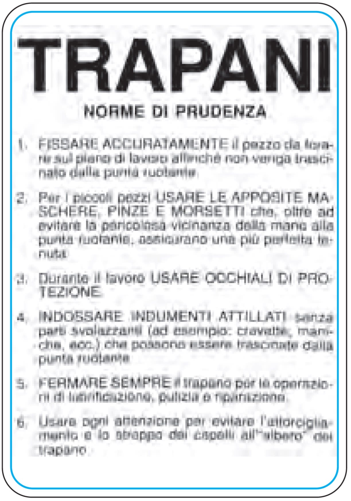 OCMEI SRL - OCM6CR1122-B CART.330X470MM TRAPANI - NOR.PRUDEN