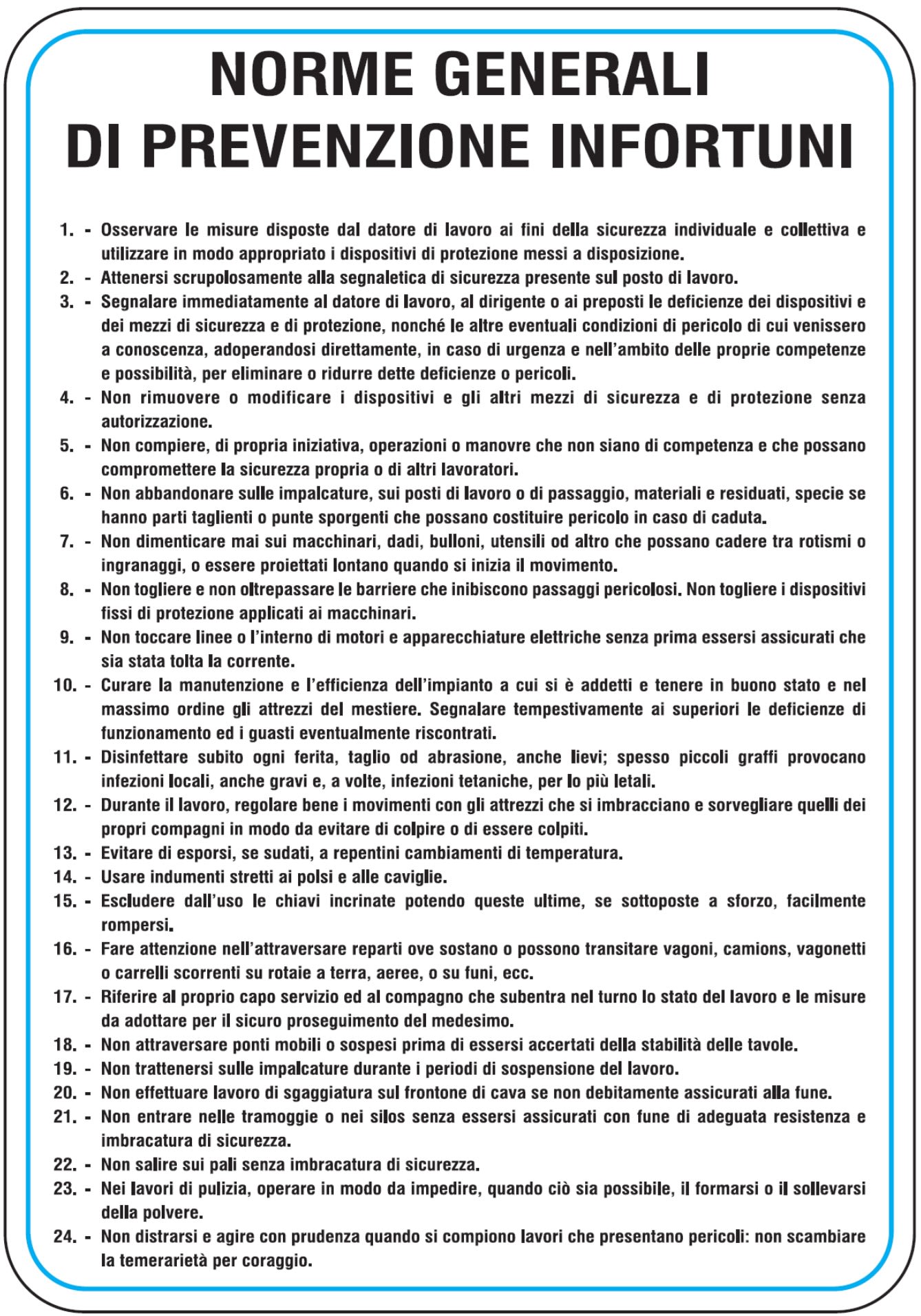 OCMEI SRL - OCM6CR1229-B CART.330X470MMNOR.GEN.PREV.INFORTUN