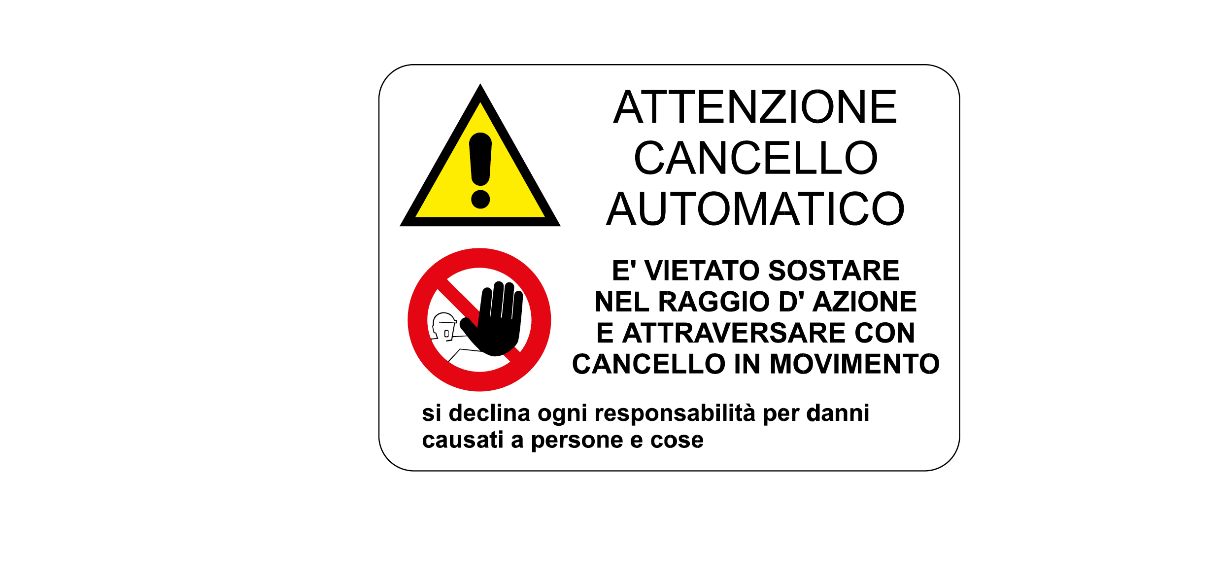 OCMEI SRL - OCM6CR1262-B CART.500X330MM ATT.CANCELLO AUTOM.