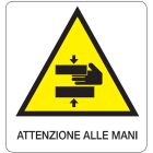 OCMEI SRL - OCM6CR166-B CART.330X350MM ATTENZIONE MANI