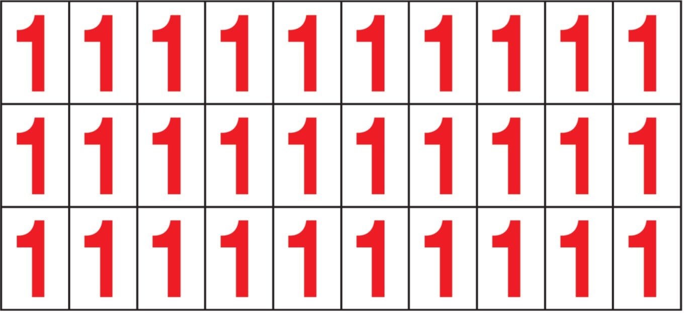 OCMEI SRL - OCM6CR2600-1-BR FOGLIO LETT.-NUM. MM 175X80 (CF.10)