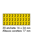 OCMEI SRL - OCM6CR2600-2-GN FOGLIO LETT.-NUM. MM 175X80 (CF.10)