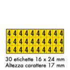 OCMEI SRL - OCM6CR2600-4-GN FOGLIO LETT.-NUM. MM 175X80 (CF.10)