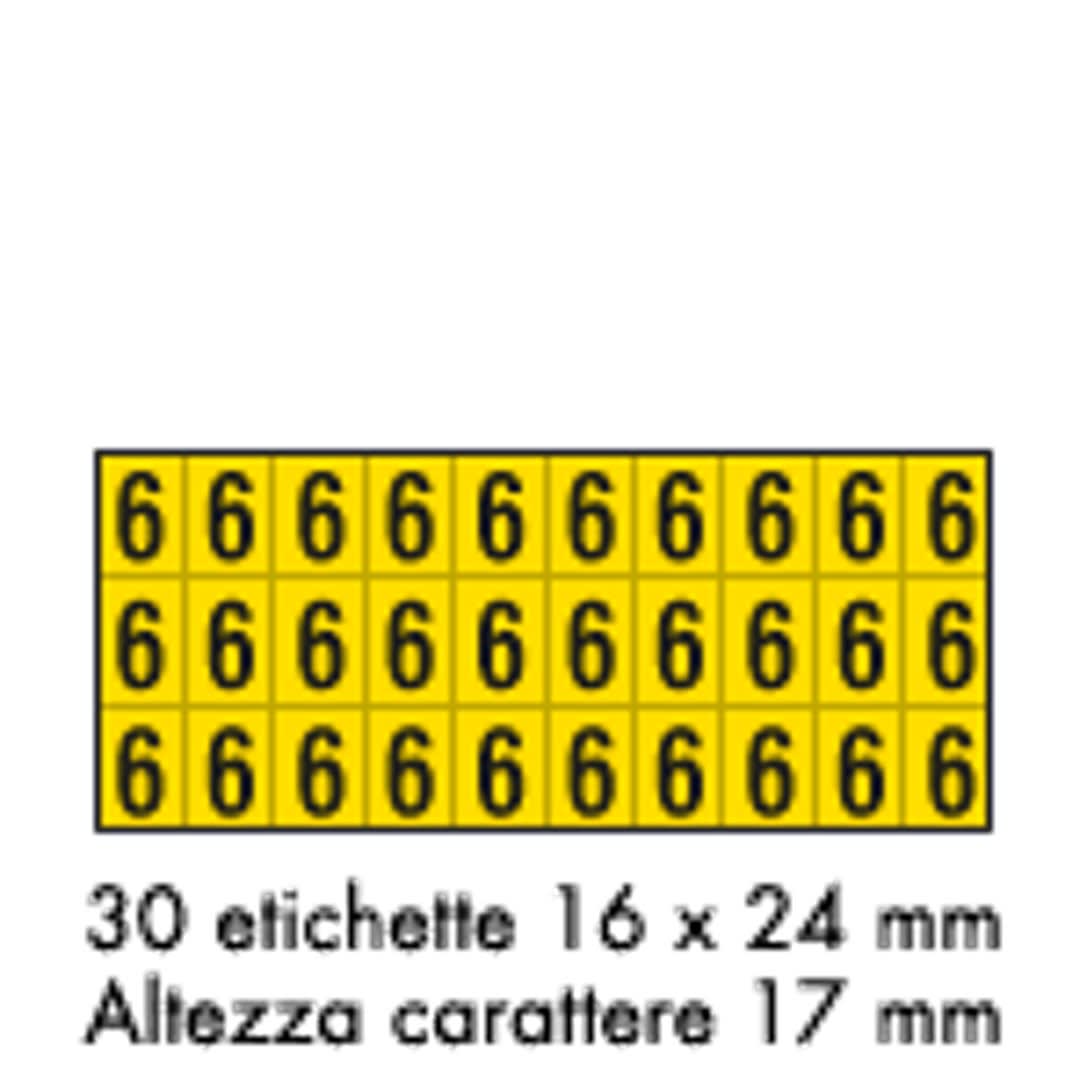 OCMEI SRL - OCM6CR2600-6-GN FOGLIO LETT.-NUM. MM 175X80 (CF.10)