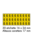 OCMEI SRL - OCM6CR2600-6-GN FOGLIO LETT.-NUM. MM 175X80 (CF.10)