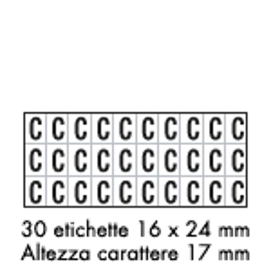 OCMEI SRL - OCM6CR2600-C-TN FOGLIO LETT.-NUM. MM 175X80 (CF.10)