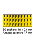 OCMEI SRL - OCM6CR2600-F-GN FOGLIO LETT.-NUM. MM 175X80 (CF.10)