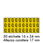 OCMEI SRL - OCM6CR2600-Q-GN FOGLIO LETT.-NUM. MM 175X80 (CF.10)