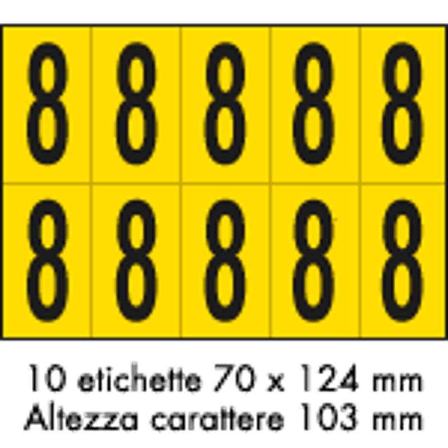 OCMEI SRL - OCM6CR2601-8-GN FOGLIO LETT.-NUM. 350X250MM CF.10