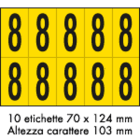 OCMEI SRL - OCM6CR2601-8-GN FOGLIO LETT.-NUM. 350X250MM CF.10
