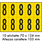OCMEI SRL - OCM6CR2601-8-GN FOGLIO LETT.-NUM. 350X250MM CF.10
