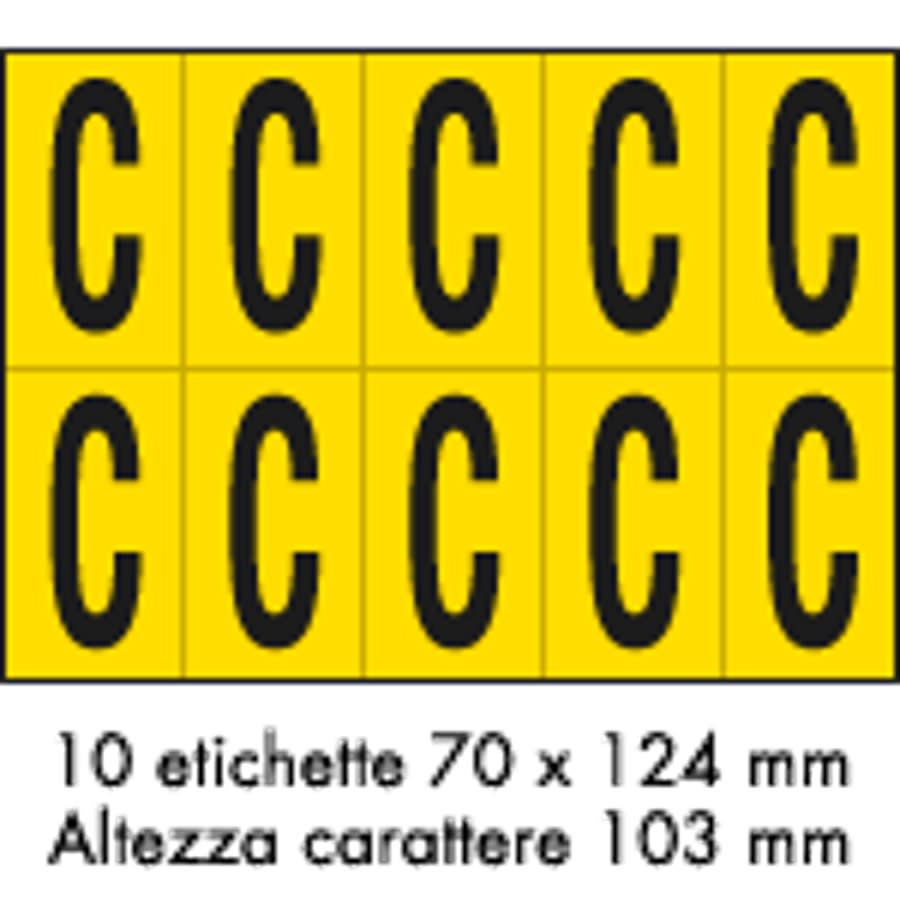OCMEI SRL - OCM6CR2601-C-GN FOGLIO LETT.-NUM. 350X250MM CF.10