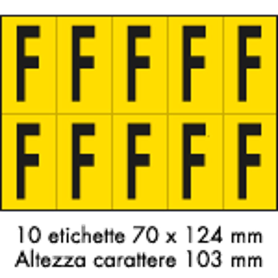 OCMEI SRL - OCM6CR2601-F-GN FOGLIO LETT.-NUM. 350X250MM CF.10