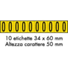 OCMEI SRL - OCM6CR2602-0-GN FOGLIO LETT.-NUM. 350X60MM CF.10