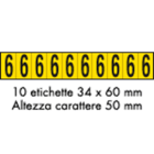 OCMEI SRL - OCM6CR2602-6-GN FOGLIO LETT.-NUM. 350X60MM CF.10