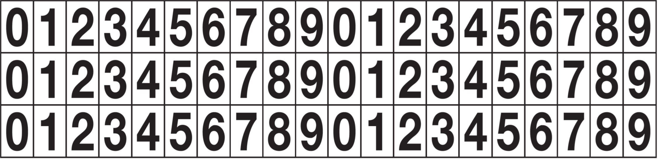 OCMEI SRL - OCM6CR2603-09-TN FOGLIO LETT-NUM. 210X50MM (CF.10)