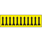 OCMEI SRL - OCM6CR2650-GN FOGLIO FRECCE MM 125X40 (CF.10PZ)
