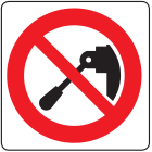 OCMEI SRL - OCM6CR515-B CART.DIVIETO LATO MM 330