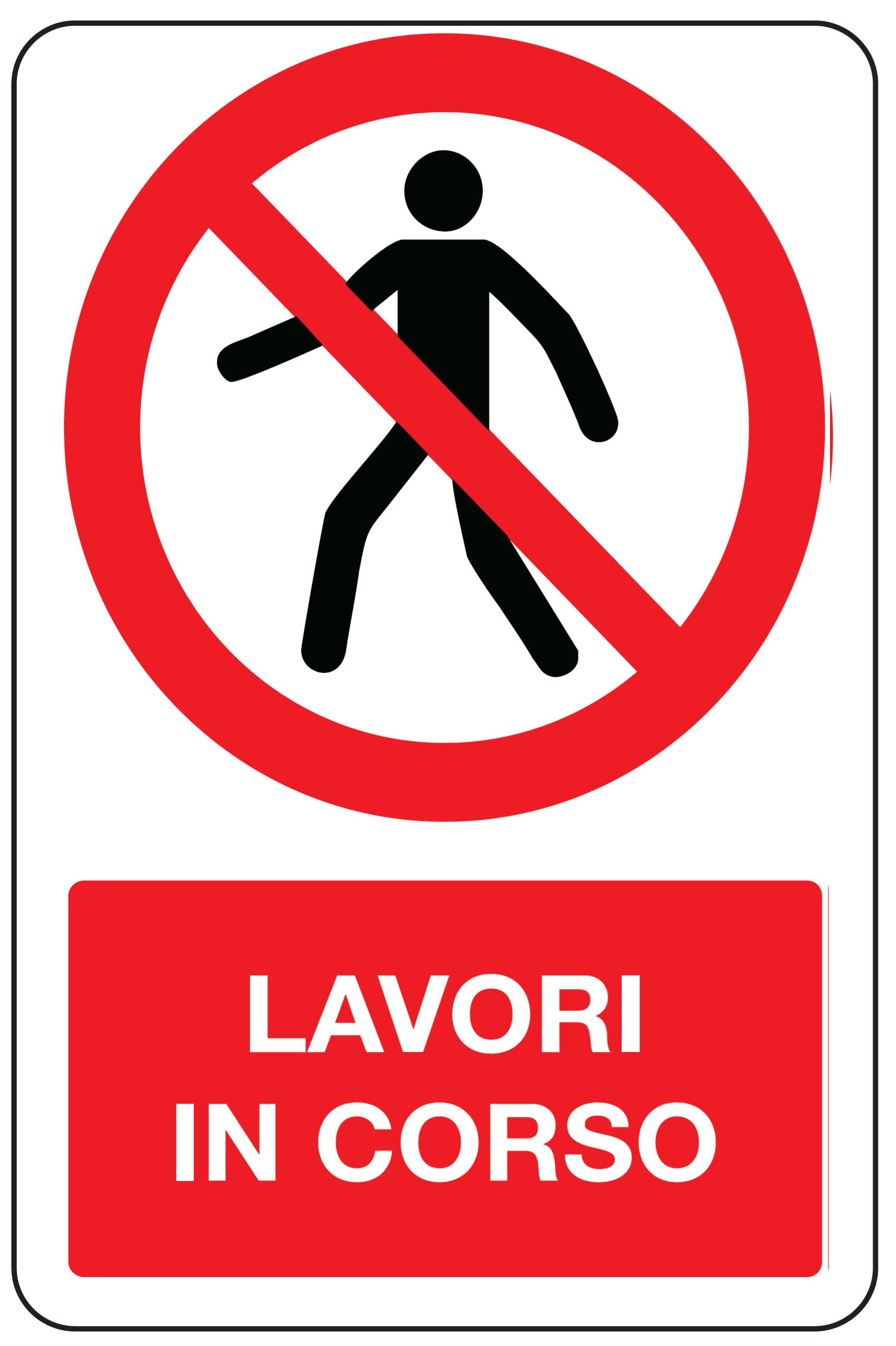 OCMEI SRL - OCM6CR703-B CART.DIVIETO F.TO MM 330X500