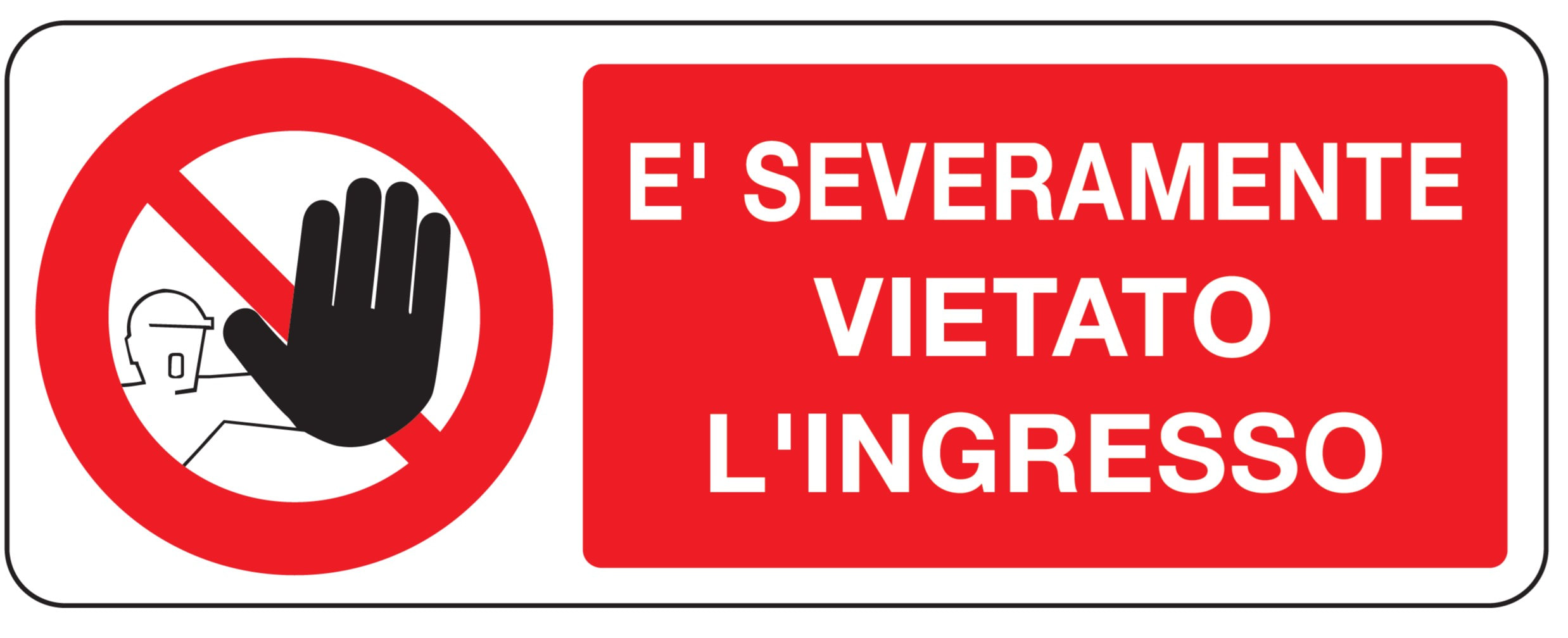 OCMEI SRL - OCM6CR711-A CART.DIVIETO F.TO MM 330X125